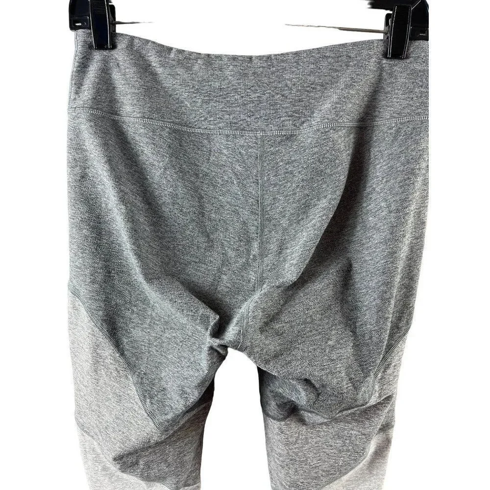 Outdoor Voices Springs 7/8 Leggings In Graphite/Ash/Dove Large Colorblocked